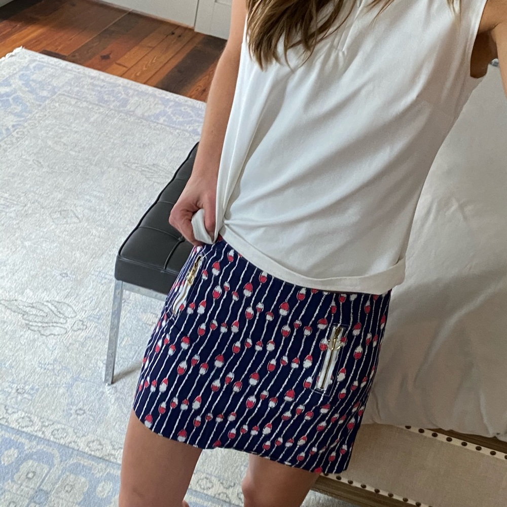 Lilly Pulitzer Skirt - Navy Bouy Print - Size 0